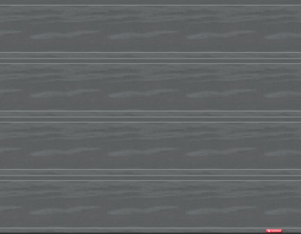 Standard+ Moderno 2 beads garage door, 9’ x 7’, Charcoal